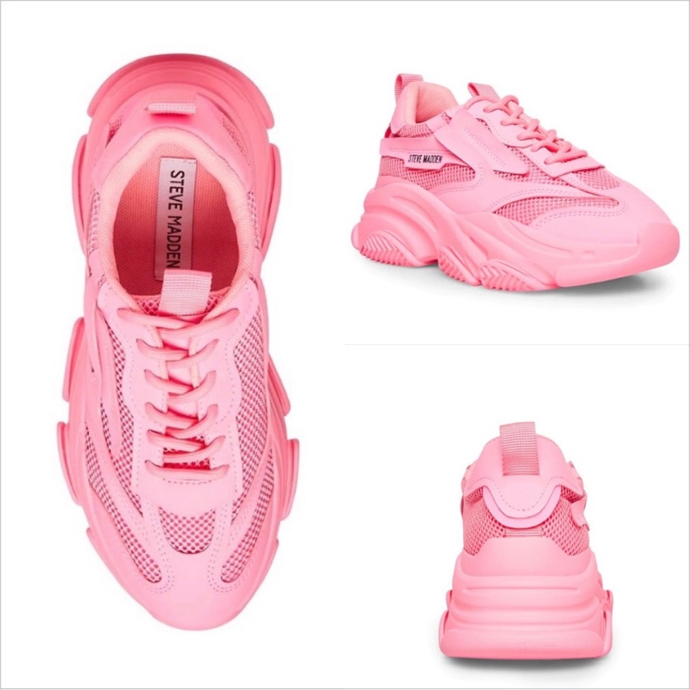 Steve Madden JPossession BubbleGum Pink Sneakers